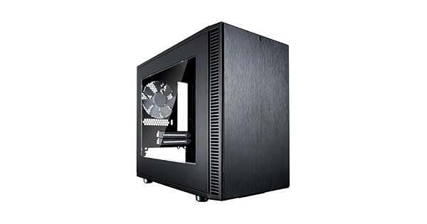Fractal Design Nano S Caja Mini ITX  Optimizacin Flujo de Aire y Cmputo Silencioso con Ventana Negra Tecnologa ModuVent 2 Ventiladores Dynamic X2 GP14 Incluidos