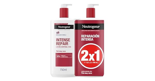 Neutrogena Frmula Noruega Crema Corporal CICA 750 ml 2 uds