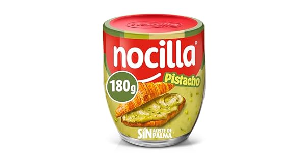 Nocilla Pistacho Crema de Cacao Sin Aceite de Palma 180g Sin Gluten