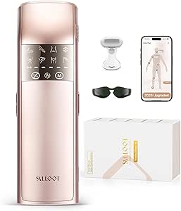 25J Laser Epilator, Epilator Pulsed Light Woman Man with TRIPLE-Pulse, 25 cm2 Painless Sapphire 3°C Ice Cooling, Permanent Hair Removal for Face, Armpits, Bikini, Body, Salon Alternative