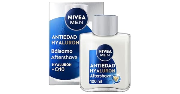 NIVEA MEN Hyaluron Blsamo After Shave Antiedad con cido Hialurnico 1 x 100 ml blsamo hidratante para calmar la piel tras el afeitado blsamo facial refrescante