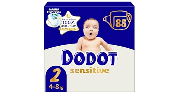 Dodot Sensitive Talla 2 88 Paales 4kg8kg
