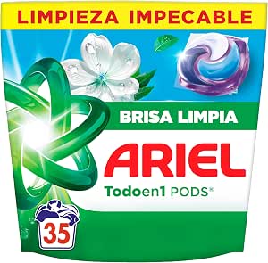 Ariel PODS All In 1 Liquid Detergent Capsules 35 Washes, Clean Breeze
