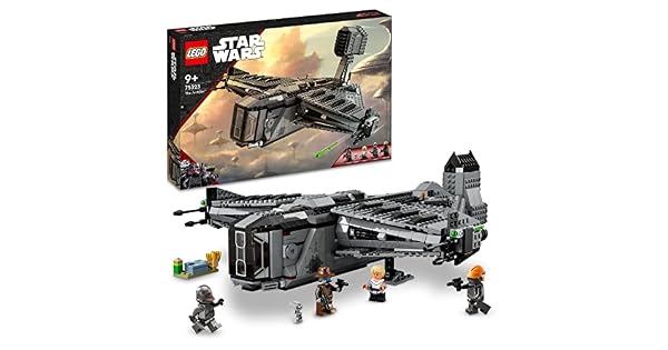 LEGO 75323 Star Wars The Justifier Nave Estelar para Construir Minifigura de Bad Cane y Figura de Droide Todo 360 Serie La Remesa Mala Regalospara Nios y Nias
