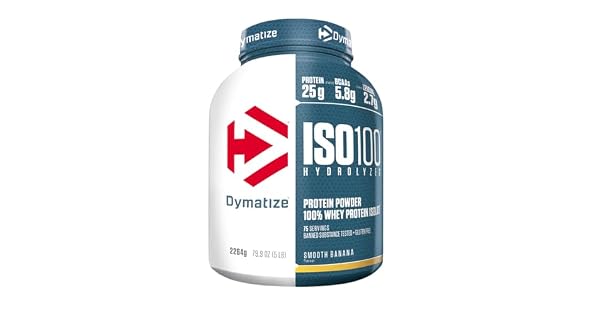 Dymatize ISO 100 Hydrolyzed Smooth Banana 2264g
