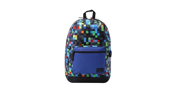 TOTTO  Mochila para Ordenador Porttil de 14 Pulgadas Modelo Tocax 2 Compartimentos Bolsillo con Organizador y Porta Mvil Bolsillo Botella Espaldar Ergonmico Estampado Glichu Multicolor