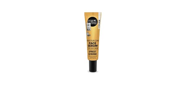 SRUM FACIAL HIDRATANTE PARA PIEL SECA ALBARICOQUE Y MANGO DE ORGANIC SHOP 30 ML