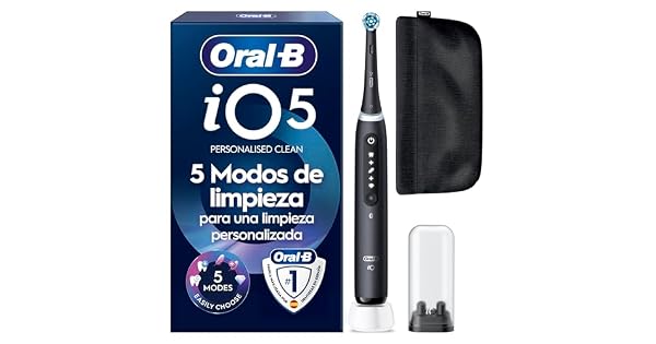 OralB iO 5 Cepillo de Dientes Elctrico con 1 Cabezal Negro