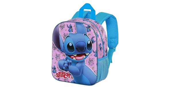 Disney Lilo y Stitch SurpriseMochila 3D Elite Azul 25 x 30 cm Capacidad 7 L