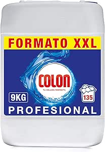 Colon - Professional washing machine detergent, suitable for white and coloured laundry, gel format - 9 kg, 134 doses