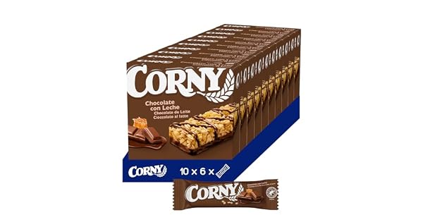 Corny Barritas de Cereales con Chocolate con Leche 10x6x25 g
