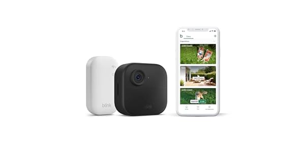 Blink Outdoor 4  cmara de seguridad inteligente HD sin cables 2 aos de autonoma deteccin de movimiento optimizada  sistema de 1 cmara con Sync Module Core incluido